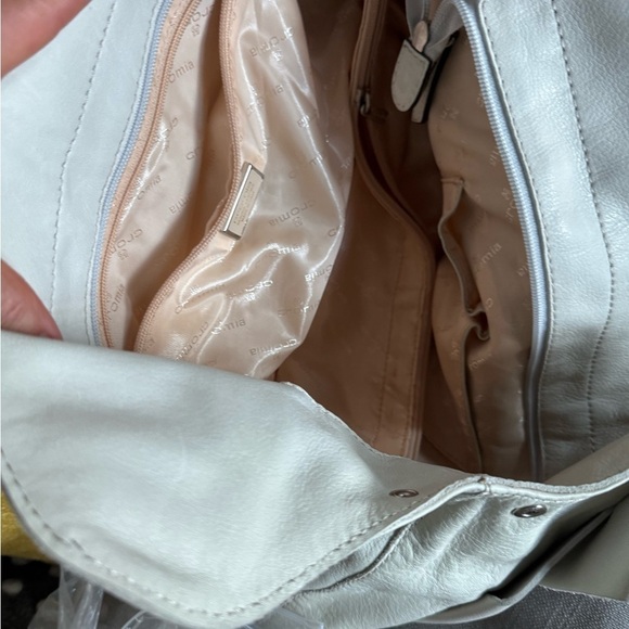 Elegant lite stone leather shoulder Handbag - Picture 7 of 8